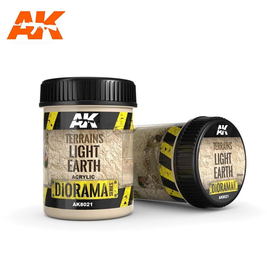 AK Interactive Terrains Light Earth 250ml AK8021